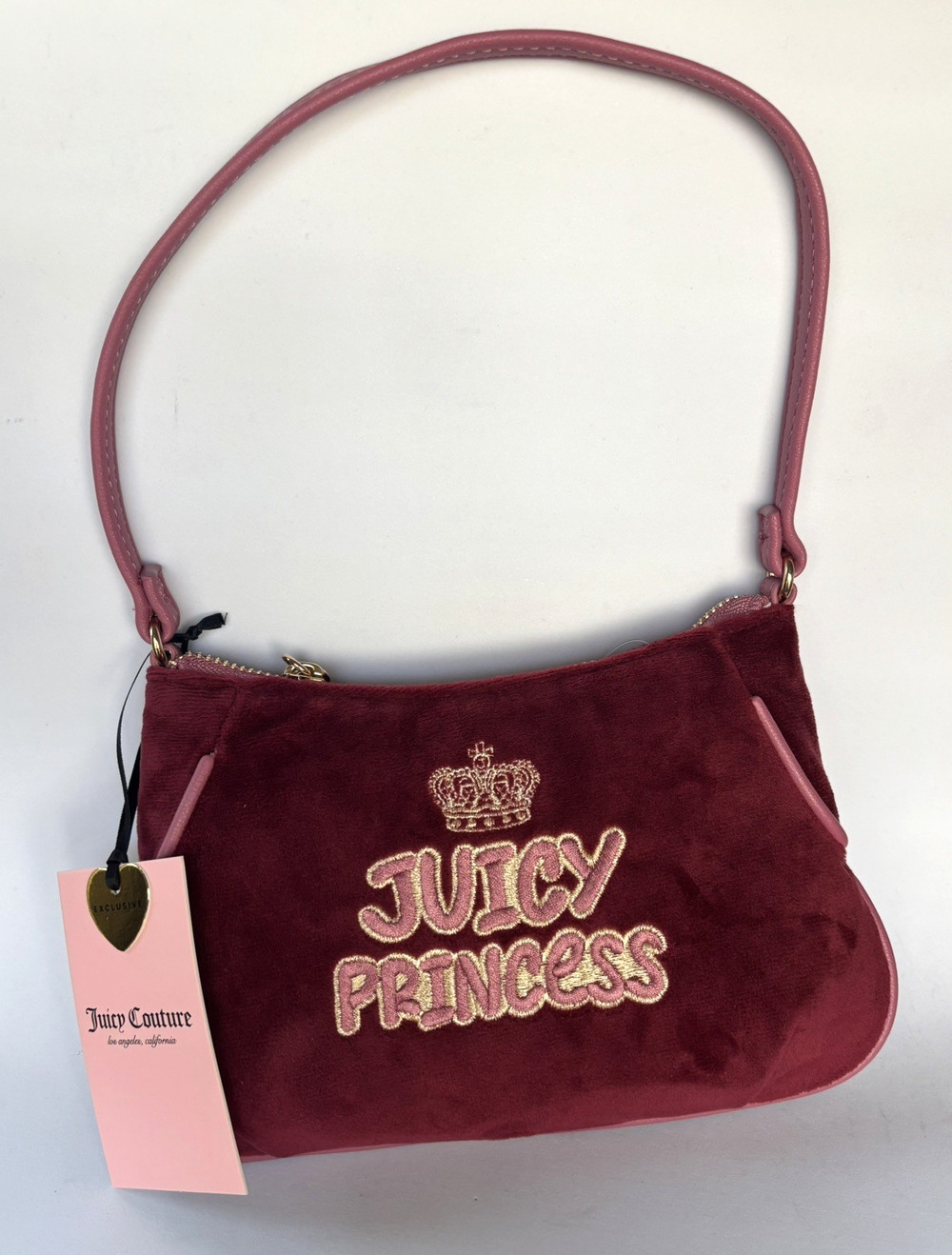 NWT - Juicy Couture Juicy American Princess Mini Shoulder Bag In Cranberry Juice